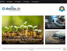 Tablet Screenshot of dontox.de